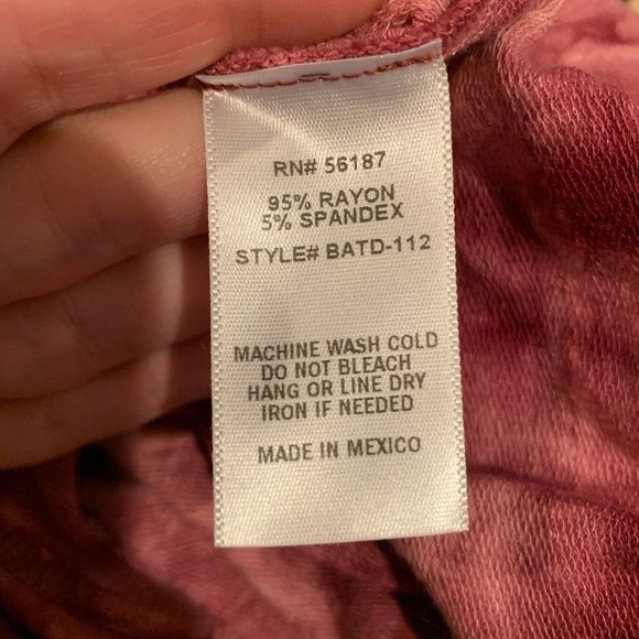 Baea Tie Dye Zip Jacket in Tie Dye Plum Small NWT - Picture 5 of 5